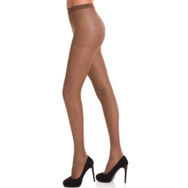 Imagem de Meia Calça Loba Lupo Fina 5760-001 Microfibra Fio 15, Cacao, P