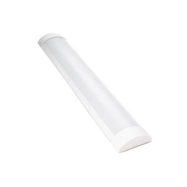 Imagem de Luminária Led Sobrepor Linear Slim 18w Branco Frio 60cm - Embuled