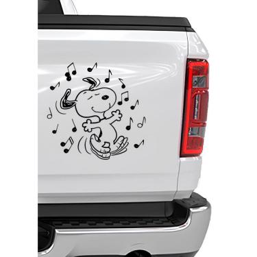 Imagem de Adesivo Para Carro Snoopy Dançando