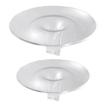 Imagem de Baoblaze 2 peças de vaso de flores flutuante, ornamento de mesa, presente, plantador, arranjo floral, suporte transparente para quarto, prateleira de feriado,