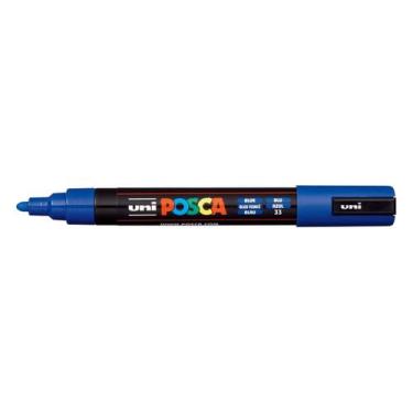 Imagem de Caneta Posca Pc-5m Ponta 2,5mm Azul - Uniball
