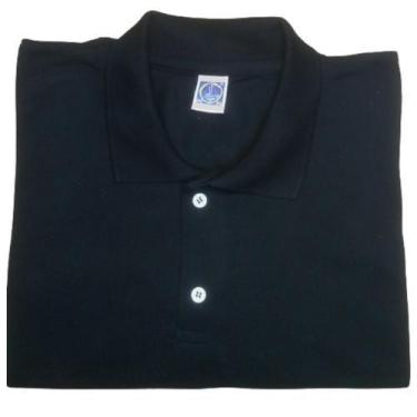 Imagem de Camisa polo Masculina Lisa Piquet Uniformes Pronta Entrega Gola Polo -