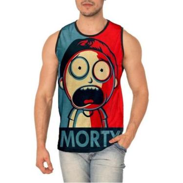 Imagem de Camiseta Regata Rick And Morty Full Print Ref:669 - smoke, Preto, G