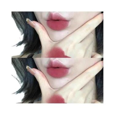 Imagem de Batom Líquido Matte À Prova d'Água Velvet Gloss Não Gruda E À Prova De