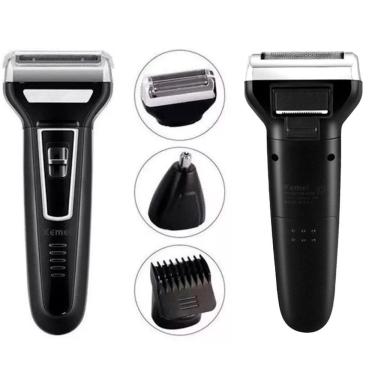 Imagem de Máquina De Corte Kemei 3 Em 1 Cabelo E Barba