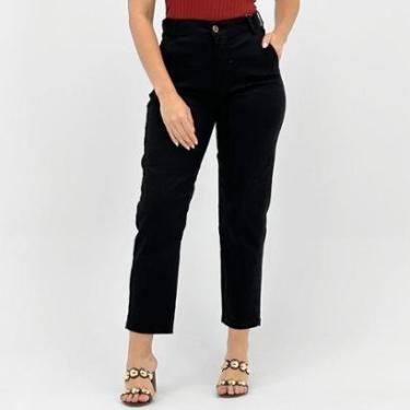 Imagem de Calça Reverso Mom em Sarja Feminina-Feminino