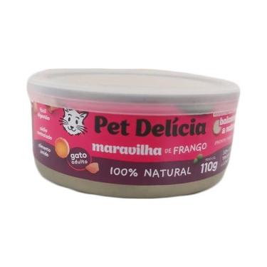 Imagem de Ração Úmida Pet Delícia Gato Adulto Maravilha de Frango 110g