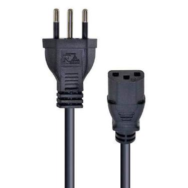 Imagem de Cabo de Forca Tripolar para Fonte 3X0,50 MM 250V 10A - 2M