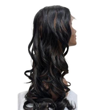 Imagem de Peruca Front Lace Ondulada Idêntica Ao Cabelo Humano 70cm - bbless, co