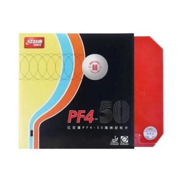 Imagem de Borracha pegajosa original do tênis de mesa, DHS PF4 50, Espinhas-em P