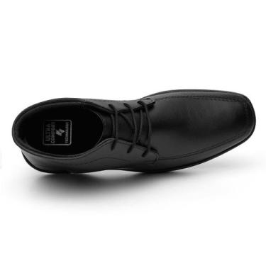 Imagem de Bota Botinha Social Masculina Sapato Casual Oxford De Amarrar Moda Est