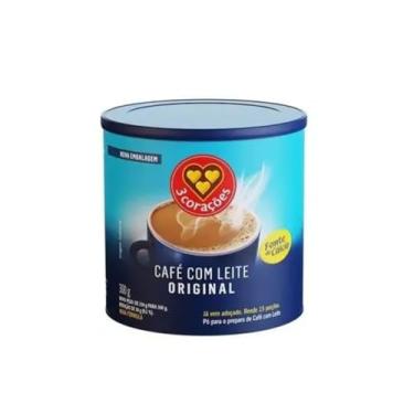 Imagem de Café com Leite Original Solúvel, Lata 300g, Bebida Pronta com Leite em Pó Integral e Café Solúvel, Preparo Fácil