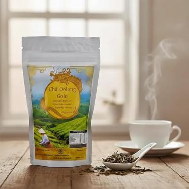 Imagem de Chá Oolong Gold Premium, Folhas Selecionadas, 50g, Importado, Camellia Sinensis, Semi-Oxidado, Sabor Floral e Frutado