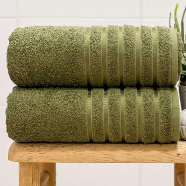 Imagem de Toalha Banhão Teka Comfort 90x150 Verde Oliva