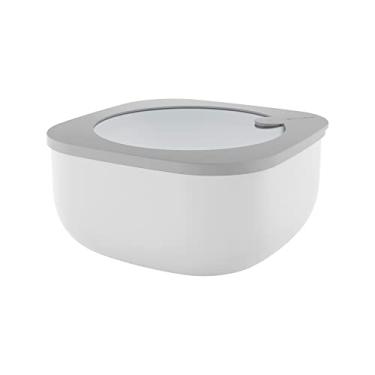 Imagem de Pote hermético com tampa em plástico Guzzini Store&More 1,9 litro cinza