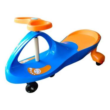 Imagem de Carrinho Rolimã Rodopio Car 360º Azul/Laranja - Rodopio - Rodopio Brin