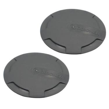 Imagem de Kit 2 Calotas Cinza P/ Hidrolavadora Karcher Hd585 Original