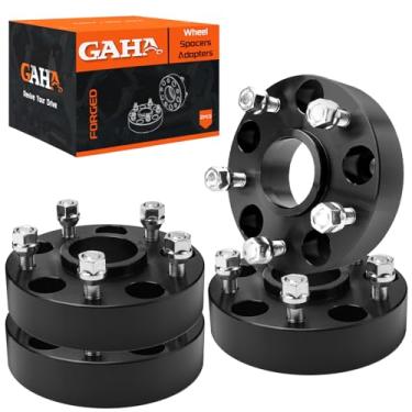 Imagem de Espaçadores de roda forjados 5x127mm 5x5 71,5 mm Furo do cubo compatível com Jeep Wrangler 2007-2018 Grand Cherokee 1999-2010 Commander 2006-2010 com parafusos de rosca de 1/5.5 cm x 50.8 cm