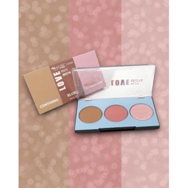 Imagem de Paleta Mista Max Love Rosados: Contorno + Blush + Iluminador