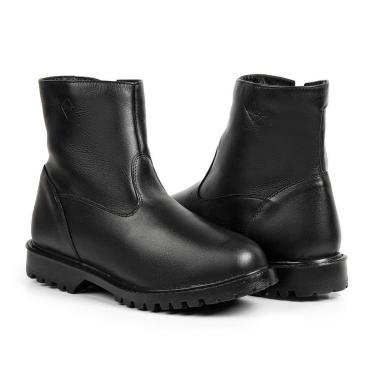 Imagem de Bota Oslo Quebec para Neve em Couro Forrada com Lã e Impermeável Masculina-Masculino