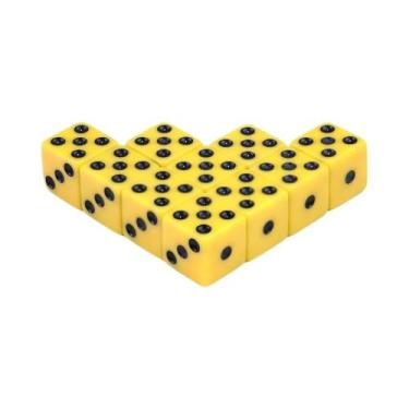 Imagem de 10 peças de plástico padrão 12mm jogo de dados brancos brinquedo novo 