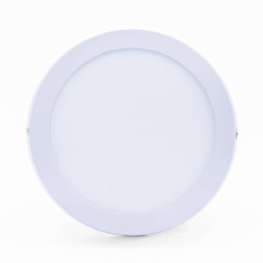 Imagem de Plafon Led Sobrepor 12w Redondo 3000k Branco Quente Bivolt -unidade