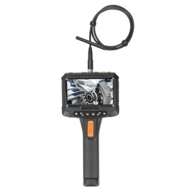 Imagem de KIMISS Câmera de Inspeção de Boroscópio Articulado HD de 2MP Com Lente Dupla de 360°, Tela IPS de 5 Polegadas e Design Portátil para Aplicações de Endoscópio Industrial (#11)