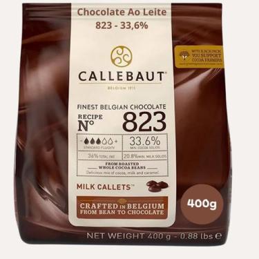Imagem de CHOCOLATE SICAO CALLEBAUT GOTAS 400g BELGA 823 LEITE 33,6%