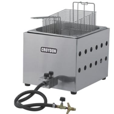 Imagem de Fritadeira a Gás Alta Pressão 3,5 Litros 1 Cesta FA1BG Inox Croydon