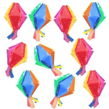 Imagem de Balão Junino Especial Colorido 5cm - 10 Unidades