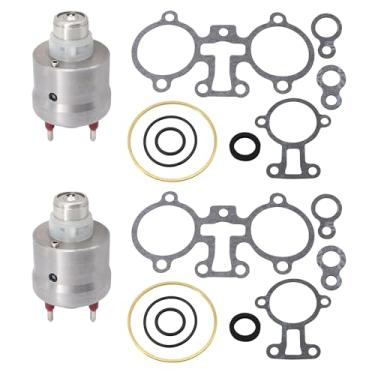 Imagem de HiSport Injetores de combustível 19110538 TJ7 substituição compatível com GMC Yukon C1500 & Buick Roadmaster & Chevrolet Tahoe Blazer Caprice & Cadillac Brougham & Isuzu NPR & Oldsmobile 5.7L V8, 2PCS