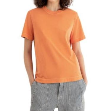 Imagem de Camiseta Feminina Hering MC Regular Laranja - 4H1NL0CEN-Feminino