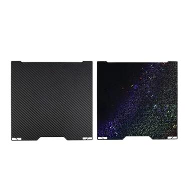 Imagem de Placa de construção suave dupla face para bambulab h2d textura de cama pei pey pet peo placa acessórios de impressora 3d 325x355mm(PET-PEY)