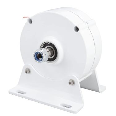 Imagem de Generic Alternador Trifásico de ímã Permanente Estável 200W Gerador de Motor Elétrico Doméstico para Turbina Eólica Horizontal Vertical Gerador de Energia de Liga de Alumínio para Entusiastas de (24V)