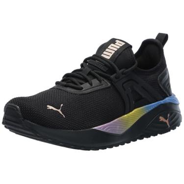 Imagem de PUMA Tênis infantil unissex Pacer 23, Puma Preto e ouro rosa, 21