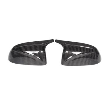 Imagem de Espelho retrovisor cobre tampas compatíveis para bmw x3 x4 x5 x6 x7 g01 g02 g05 g06 g07 g08 2017-20204(Carbon Fiber Pattern)