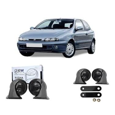 Imagem de BUZINA AUTOMOTIVA CARACOL (PAR) GRAVE/AGUDO PARA BRAVA 1999 >2003 - TIGER AUTO