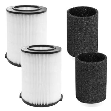 Imagem de Filtro de substituição VF4000 para Ridgid Shop Vac Filters 5-20 galões Ridgid Vacuum Filter 6-9 galões Husky Vacuum, com 2 luvas de espuma, 2 filtros