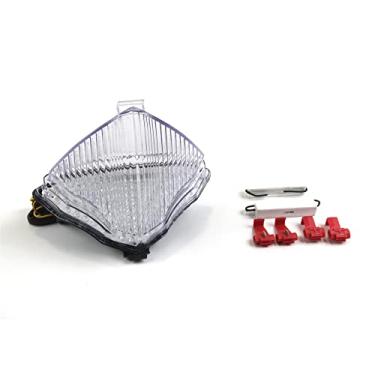 Imagem de Lanterna traseira de LED Arashi para Yamaha YZF R1 YZF-R1 2004-2006, peças de acessórios de reposição de motocicleta, luz traseira de freio, lente transparente integrada