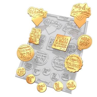 Imagem de Edição Aniversário - 12 Plaquinhas Personalizadas para Comemorações - 