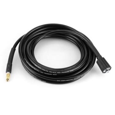 Imagem de Generic Mangueira de Lavagem de Carro de Alta Resistência 40MPa para K2 6 Metros de Tubo de Limpeza de água de Borracha Preta (8m/26,2 pés)