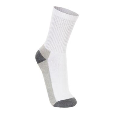Imagem de Meia Esportiva Cano Longo Lupo 3250-002, Branco, 37/40