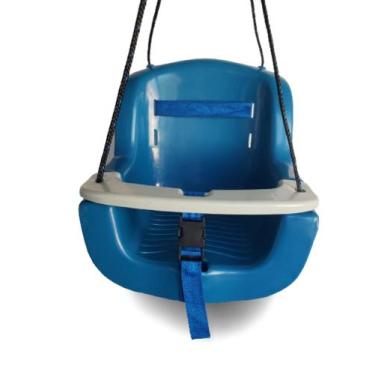 Imagem de Balanço Infantil Plástico Bebê Criança Cadeirinha Com Corda O MAIS BAR