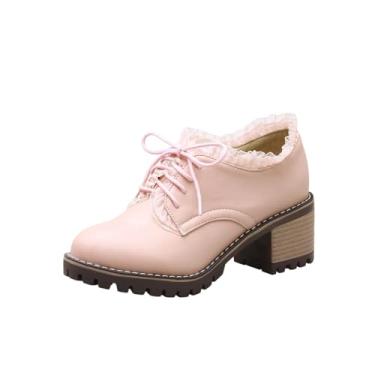 Imagem de Chinelo feminino casual outono inverno engraçado Halloween cachorro quente chinelos de casa moda interior, rosa, 35
