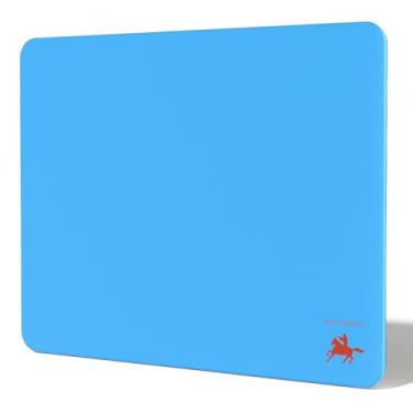 Imagem de Mouse pad de vidro para jogos azul