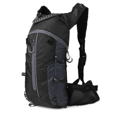 Imagem de Aoresac Mochila de Hidratação Leve e Dobrável, Mochila Respirável para Caminhadas Esportivas Ao Ar Livre Com Bexiga de água 2L para Ciclismo, Camping, Viagens (1)