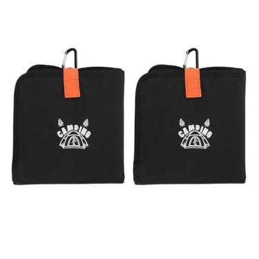 Imagem de SUNGOOYUE Esteira de Acampamento Portátil, Almofada de Assento Dobrável à Prova de Chuva de Tecido Oxford para Atividades Ao Ar Livre de Concertos de Estádio de Caminhada (2 unidades)