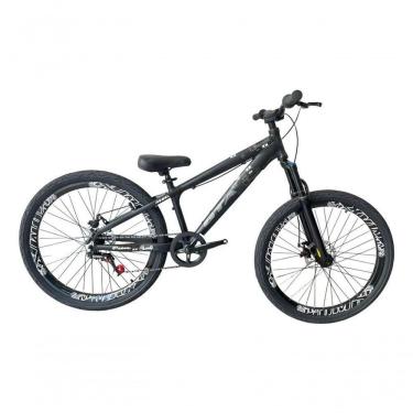 Imagem de Bicicleta 26 Gta Rebel Freeride Downhill Single Aro Vmaxx Freio A Disco Pneu Flame - Preto