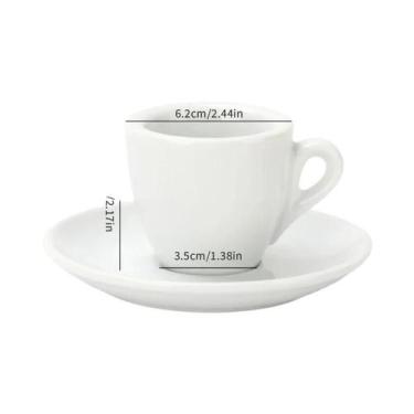 Imagem de Xícaras De Espresso De Cerâmica 50ML Design Grosso Isolamento Duradour