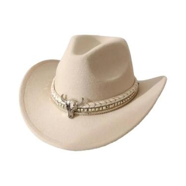 Imagem de Chapéu De Cowboy Estilo Ocidental Com Estampa De Vaca, Chapéu De Sol É